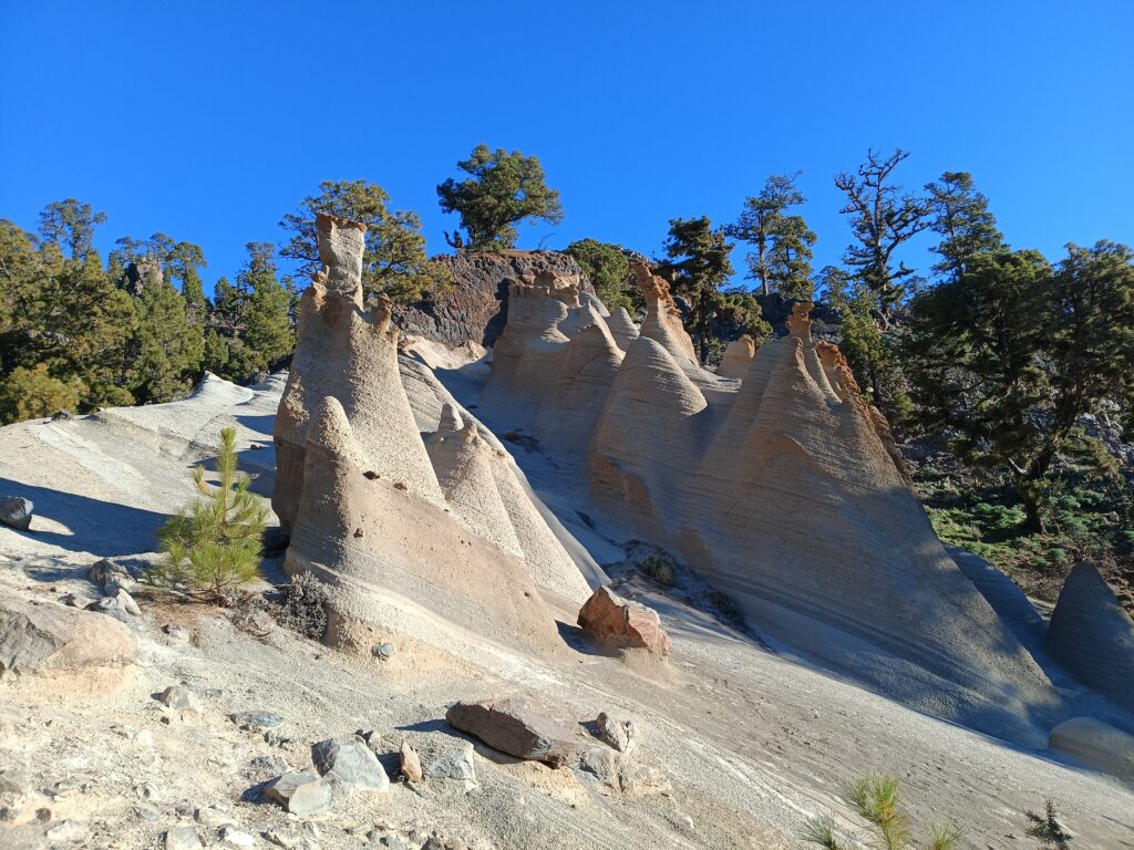 A small section of the Paisaje Lunar